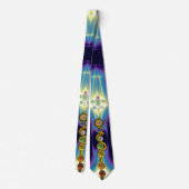 ROD VAN ASCLEPIUS 7 CHAKRAS, YOGA, SPIRITUELE ENER STROPDAS (Achterkant)