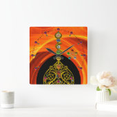 ROD VAN ASCLEPIUS 7 CHAKRAS, YOGA, SPIRITUELE ENER VIERKANTE KLOK (Huis)