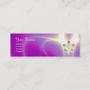 ROD VAN ASCLEPIUS,7 CHAKRAS,YOGA,SPIRITUELE ENERGI MINI VISITEKAARTJE