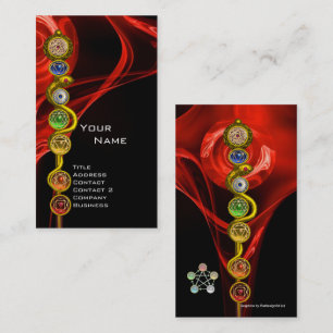 ROD VAN ASCLEPIUS,7 CHAKRAS,YOGA,SPIRITUELE ENERGI VISITEKAARTJE