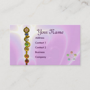 ROD VAN ASCLEPIUS,7 CHAKRAS,YOGA,SPIRITUELE ENERGI VISITEKAARTJE