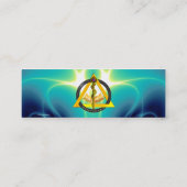 ROD VAN ASCLEPIUS DENTIST DENTISTRY MINI VISITEKAARTJE (Achterkant)