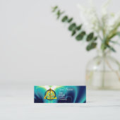 ROD VAN ASCLEPIUS DENTIST DENTISTRY MINI VISITEKAARTJE (Staand voorkant)