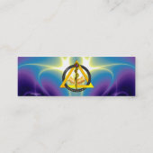 ROD VAN ASCLEPIUS DENTIST DENTISTRY MINI VISITEKAARTJE (Achterkant)