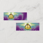 ROD VAN ASCLEPIUS DENTIST DENTISTRY MINI VISITEKAARTJE (Voorkant / Achterkant)