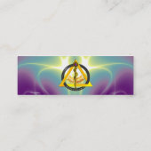 ROD VAN ASCLEPIUS DENTIST DENTISTRY MINI VISITEKAARTJE (Achterkant)