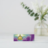 ROD VAN ASCLEPIUS DENTIST DENTISTRY MINI VISITEKAARTJE (Staand voorkant)