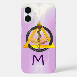 ROD VAN ASCLEPIUS DENTIST DENTISTRY MONOGRAM iPhone 16 HOESJE