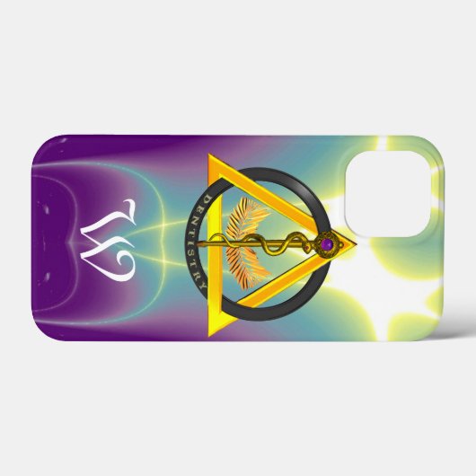 ROD VAN ASCLEPIUS DENTIST DENTISTRY MONOGRAM Case-Mate iPhone CASE (Achterkant (horizontaal))