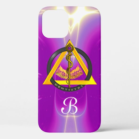 ROD VAN ASCLEPIUS DENTIST DENTISTRY MONOGRAM Case-Mate iPhone CASE (Achterkant)