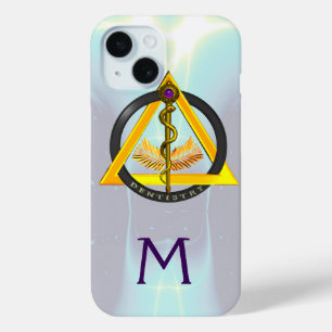ROD VAN ASCLEPIUS DENTIST DENTISTRY MONOGRAM iPhone 15 CASE
