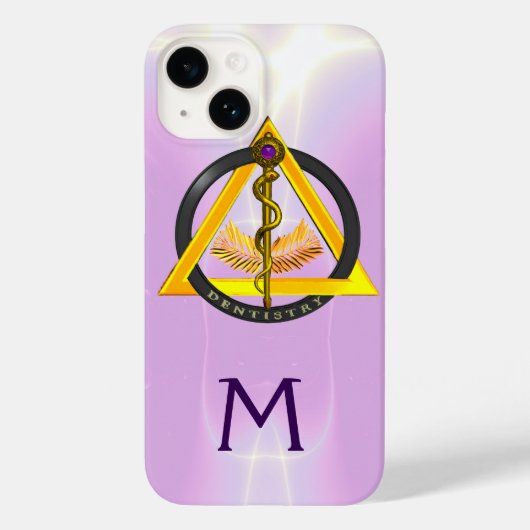 ROD VAN ASCLEPIUS DENTIST DENTISTRY MONOGRAM Case-Mate iPhone CASE (Achterkant)