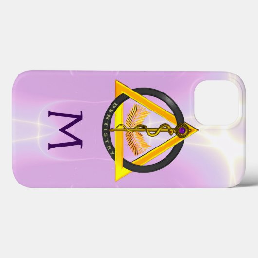 ROD VAN ASCLEPIUS DENTIST DENTISTRY MONOGRAM Case-Mate iPhone CASE (Achterkant (horizontaal))