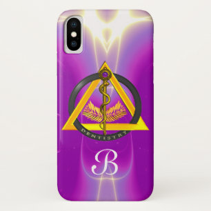 ROD VAN ASCLEPIUS DENTIST DENTISTRY MONOGRAM iPhone X HOESJE