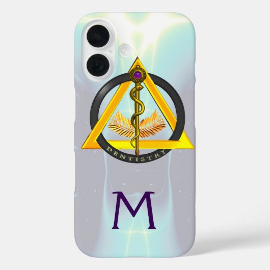ROD VAN ASCLEPIUS DENTIST DENTISTRY MONOGRAM Case-Mate iPhone CASE (Achterkant)
