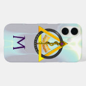 ROD VAN ASCLEPIUS DENTIST DENTISTRY MONOGRAM Case-Mate iPhone CASE (Achterkant (horizontaal))