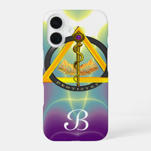 ROD VAN ASCLEPIUS DENTIST DENTISTRY MONOGRAM iPhone 16 HOESJE