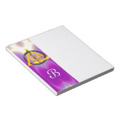 ROD VAN ASCLEPIUS DENTIST DENTISTRY MONOGRAM NOTITIEBLOK (Schuin)