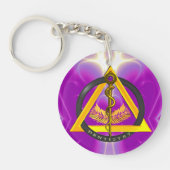 ROD VAN ASCLEPIUS DENTIST DENTISTRY SLEUTELHANGER (Voorkant)