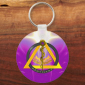 ROD VAN ASCLEPIUS DENTIST DENTISTRY SLEUTELHANGER (Voorkant)