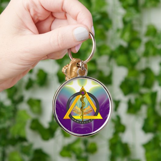 ROD VAN ASCLEPIUS DENTIST DENTISTRY SLEUTELHANGER (Hand)