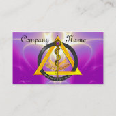 ROD VAN ASCLEPIUS DENTIST DENTISTRY VISITEKAARTJE (Achterkant)