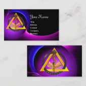 ROD VAN ASCLEPIUS DENTIST DENTISTRY VISITEKAARTJE (Voorkant / Achterkant)