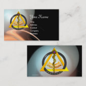 ROD VAN ASCLEPIUS DENTIST DENTISTRY VISITEKAARTJE (Voorkant / Achterkant)