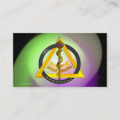 ROD VAN ASCLEPIUS DENTIST DENTISTRY VISITEKAARTJE (Achterkant)