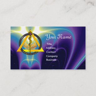 ROD VAN ASCLEPIUS DENTIST DENTISTRY VISITEKAARTJE