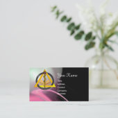 ROD VAN ASCLEPIUS DENTIST DENTISTRY VISITEKAARTJE (Staand voorkant)