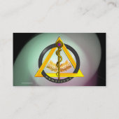 ROD VAN ASCLEPIUS DENTIST DENTISTRY VISITEKAARTJE (Achterkant)