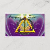 ROD VAN ASCLEPIUS DENTIST DENTISTRY VISITEKAARTJE (Achterkant)