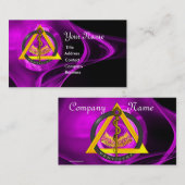 ROD VAN ASCLEPIUS DENTIST DENTISTRY VISITEKAARTJE (Voorkant / Achterkant)