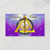 ROD VAN ASCLEPIUS DENTIST DENTISTRY VISITEKAARTJE (Achterkant)