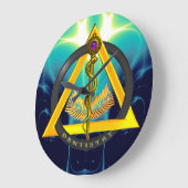 ROD VAN ASCLEPIUS DENTISTRIESSYMBOOL GROTE KLOK (Hoek)