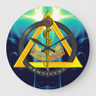 ROD VAN ASCLEPIUS DENTISTRIESSYMBOOL GROTE KLOK