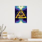 ROD VAN ASCLEPIUS DENTISTRIESSYMBOOL POSTER (Keuken)