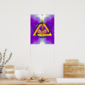 ROD VAN ASCLEPIUS DENTISTRIESSYMBOOL POSTER (Keuken)