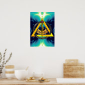 ROD VAN ASCLEPIUS DENTISTRIESSYMBOOL POSTER (Keuken)