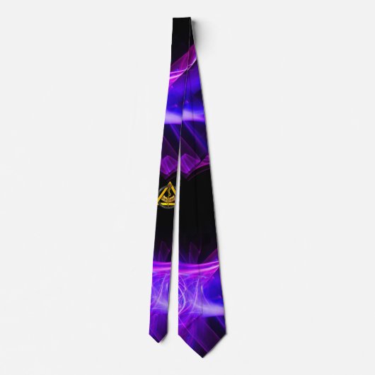 ROD VAN ASCLEPIUS DENTISTRY Black Paars Stropdas (Achterkant)