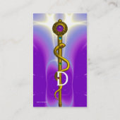 ROD VAN ASCLEPIUS DENTISTRY,DENTAL KLINISCHE MONOG VISITEKAARTJE (Achterkant)