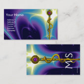 ROD VAN ASCLEPIUS MEDISCHE ZORGSZORG VISITEKAARTJE (Voorkant / Achterkant)