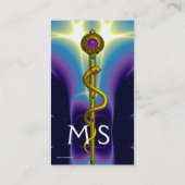 ROD VAN ASCLEPIUS MEDISCHE ZORGSZORG VISITEKAARTJE (Achterkant)