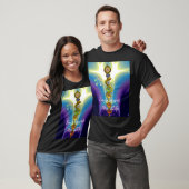 ROD VAN ASCLEPIUS MET 7 CHAKRAS, SPIRITUELE ENERGI T-SHIRT (Unisex)