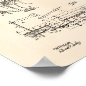 Rod Weeder Attachment 1959 Patent Art Old Peper Poster (Hoek)