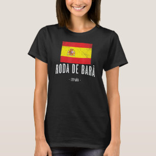 Roda de Bar Spanje ES Vlag Stad Bandera Ropa T-shirt