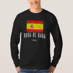 Roda de Bar Spanje ES Vlaggenstad - Bandera Ropa - T-shirt