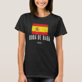 Roda de Bar Spanje ES Vlaggenstad - Bandera Ropa - T-shirt (Voorkant)