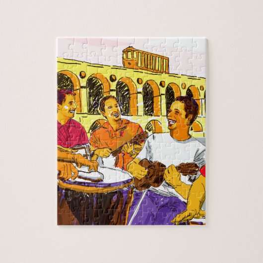 Roda de Samba - Rio de Janeiro - Brasil Legpuzzel (Verticaal)